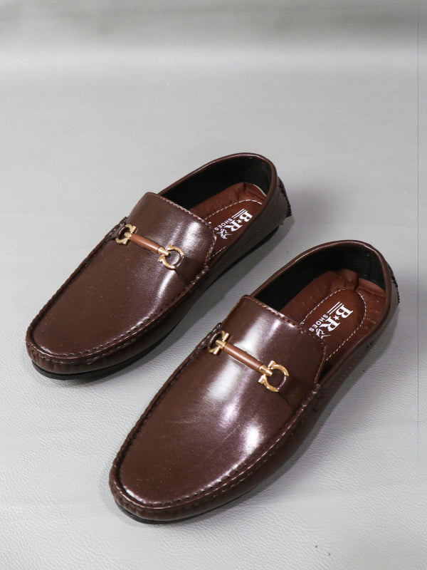 Dark Brown Loafers for Men SC ML28