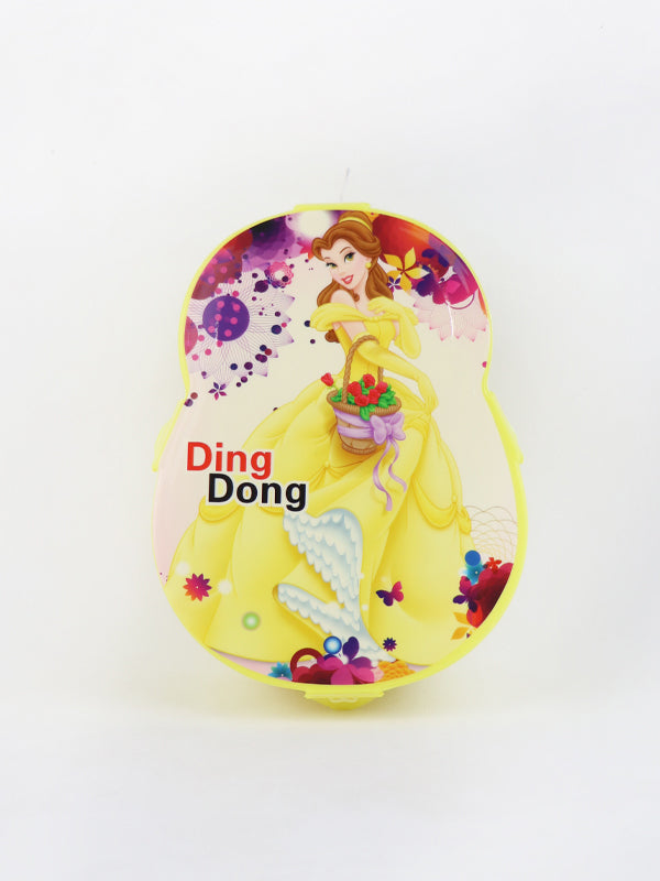 Kids Ding Dong Lunch Box with Fork & Spoon P Yellow