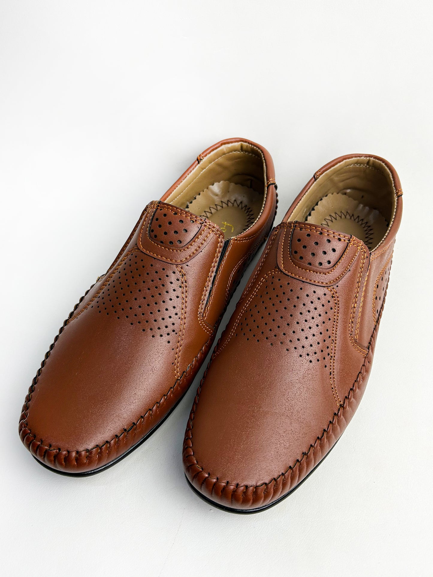 Light Brown Formal Shoes For Men SC MS68