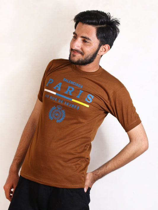 MTS63 AH Men's T-Shirt Paris Brown