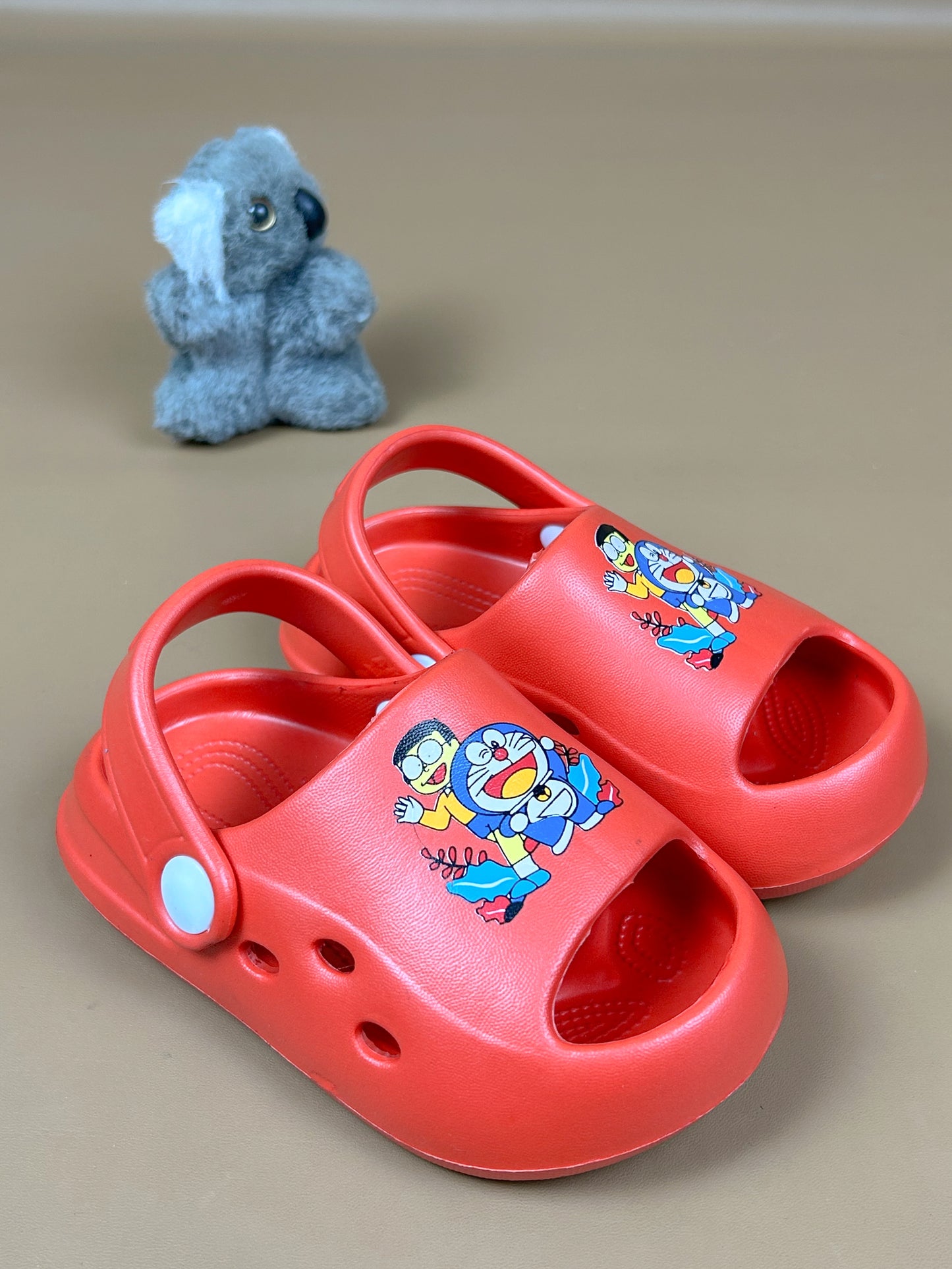 Red Casual Soft Crocs for Kids KS24