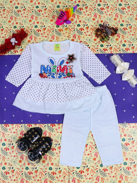 3Mth - 9Mth Mimi Light Ferozi Baby Suit For Newborn NBS110