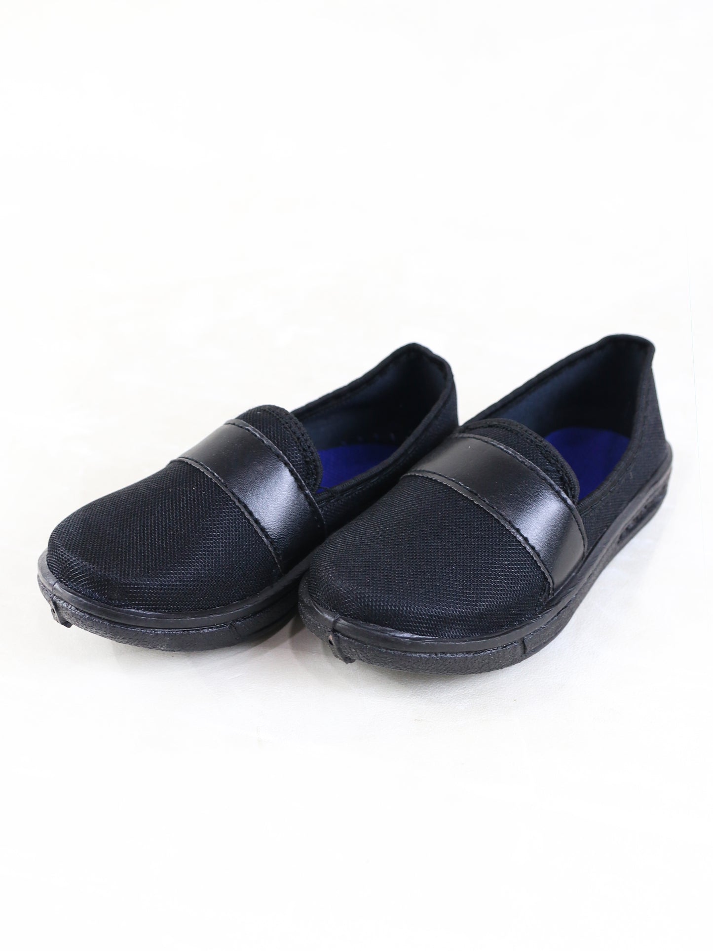 BS55 Boys Slip-On Shoes 5Yrs - 8Yrs Black
