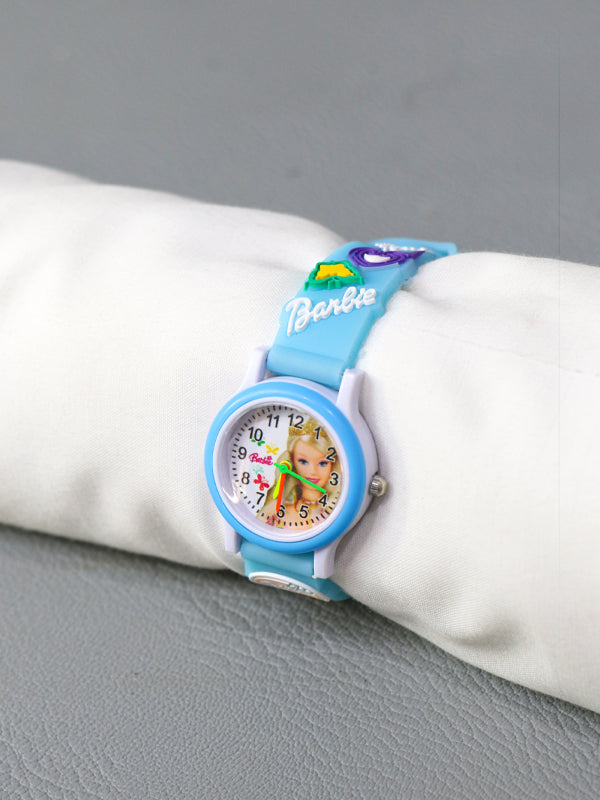 Light Blue Barbie Wrist Watch For Girls KWW22