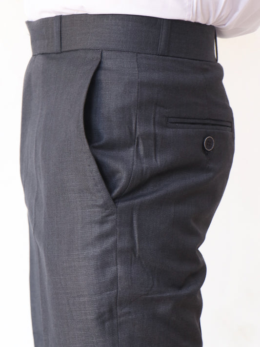 MFP06 Men's Formal Dress Pant for Men Black Shade
