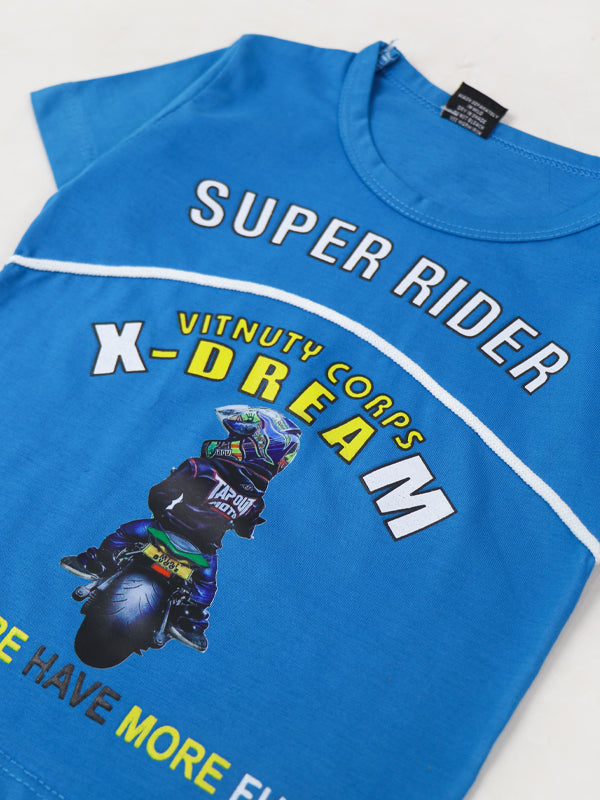 BS28 NJ Kids Suit 1Yr - 4Yrs Super Rider Blue