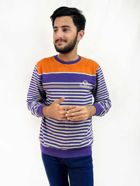 Purple Sweatshirt For Men's MSS10