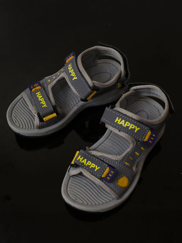 BSD51 Boys Sandal 8Yrs - 17Yrs Happy Grey