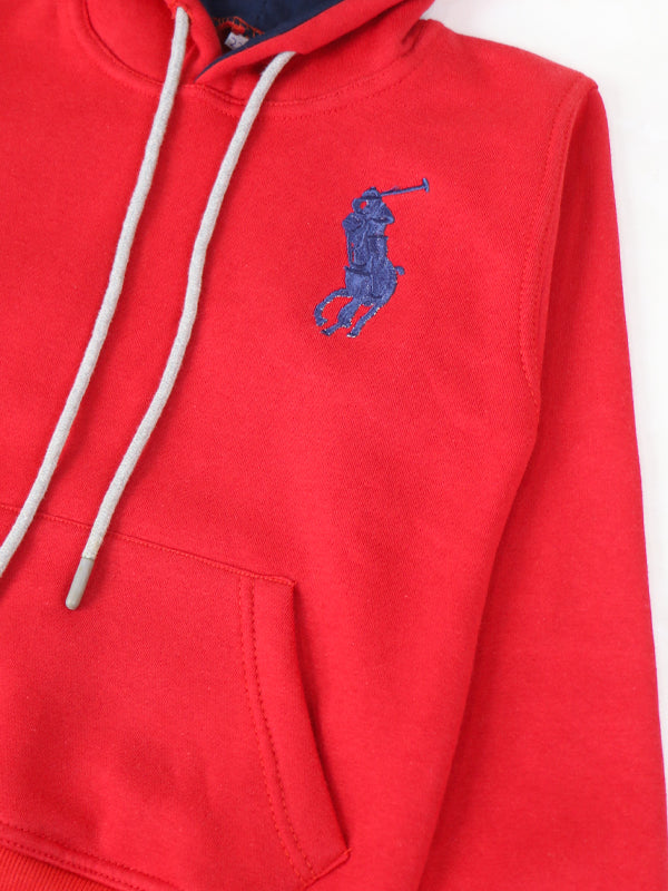 KH11 Kids Pullover Hoodie 4Yrs - 9Yrs Polo Red