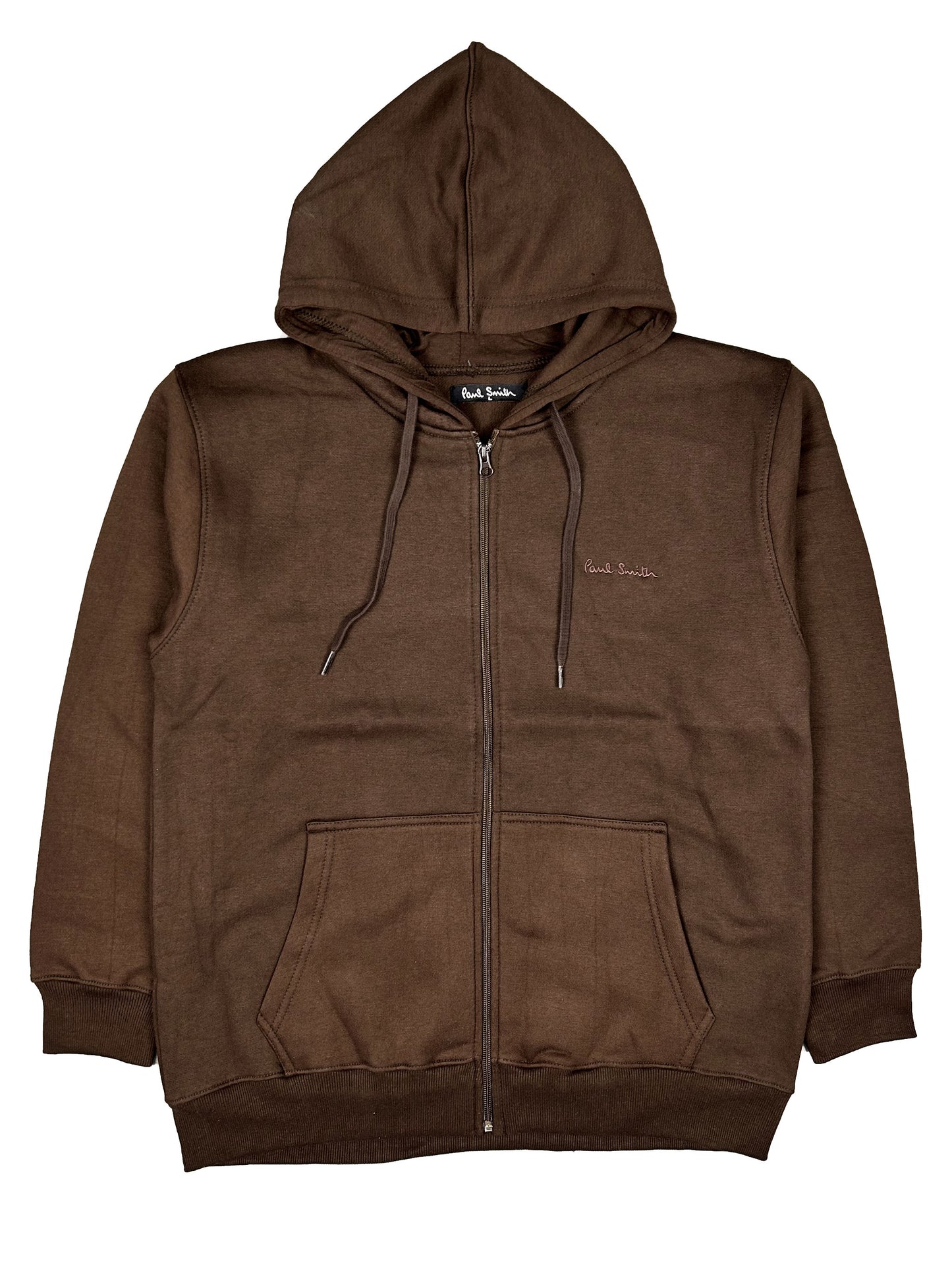 Brown Zipper Hoodie For Men MH28