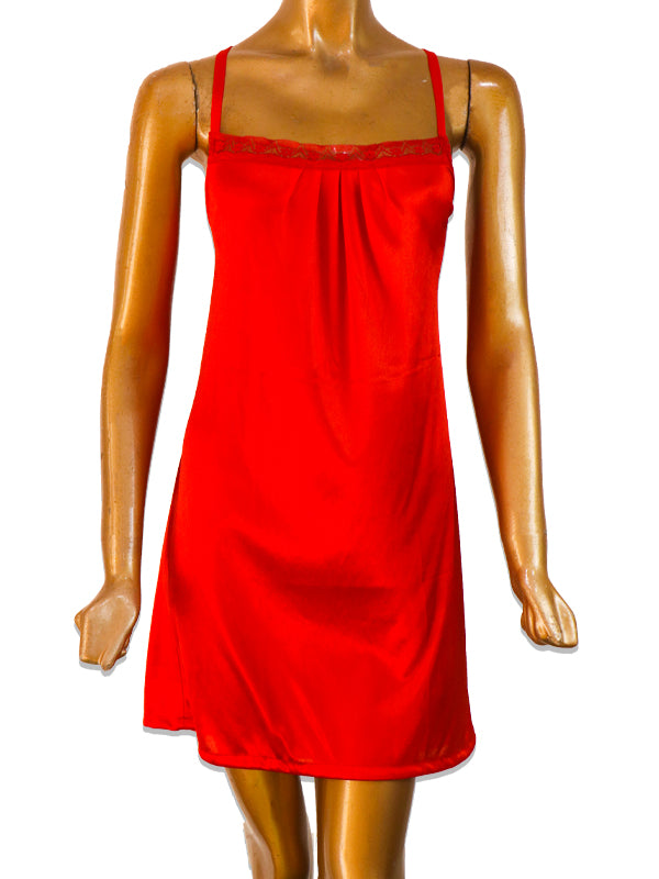 Red - 3Pcs Long Nighty For Women WLN01