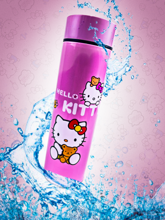 Pink Stainless Steel Kitty Bottle 500 ML D-72