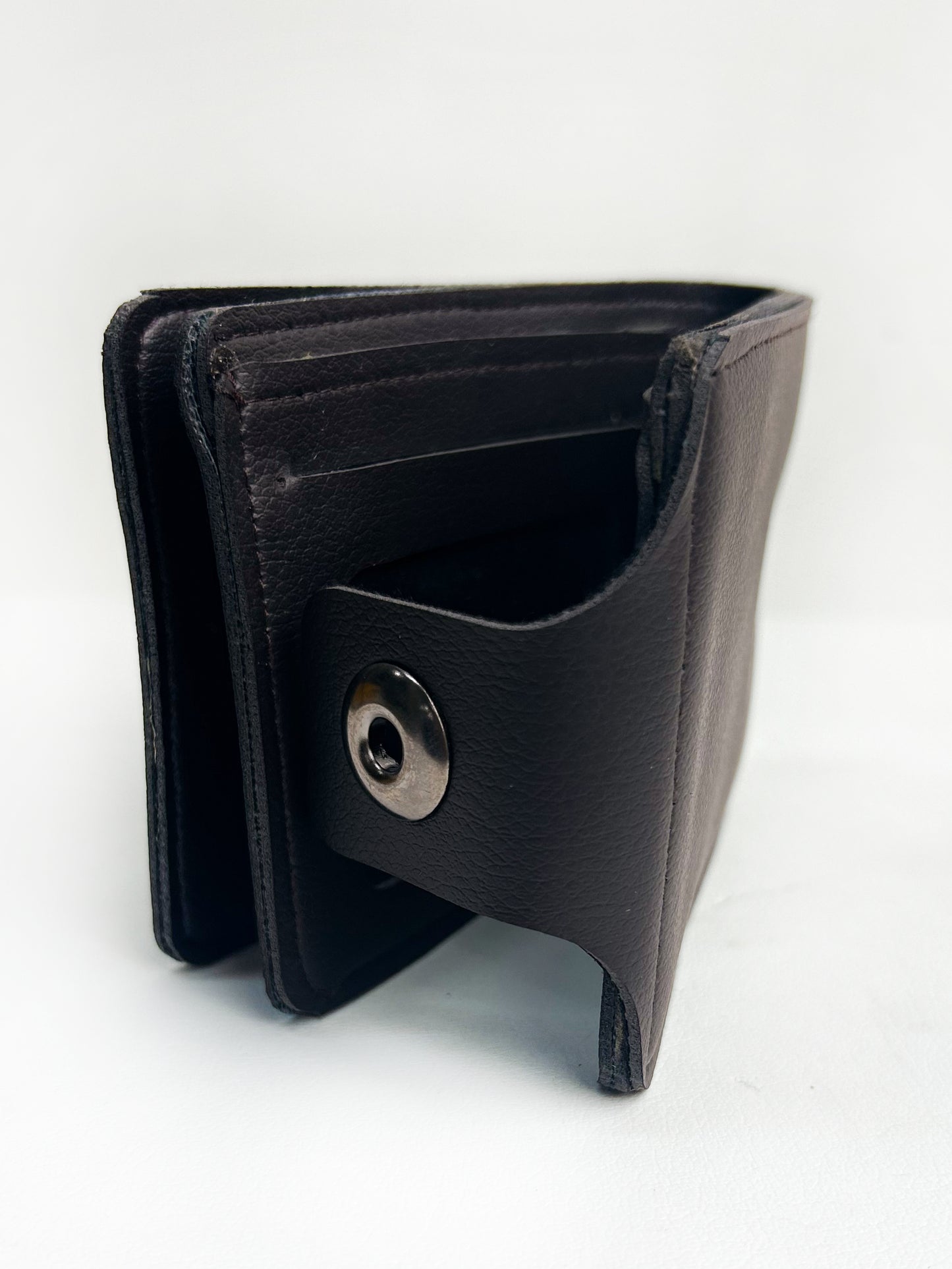 Dark Brown Syn-Leather Wallet For Men MW04