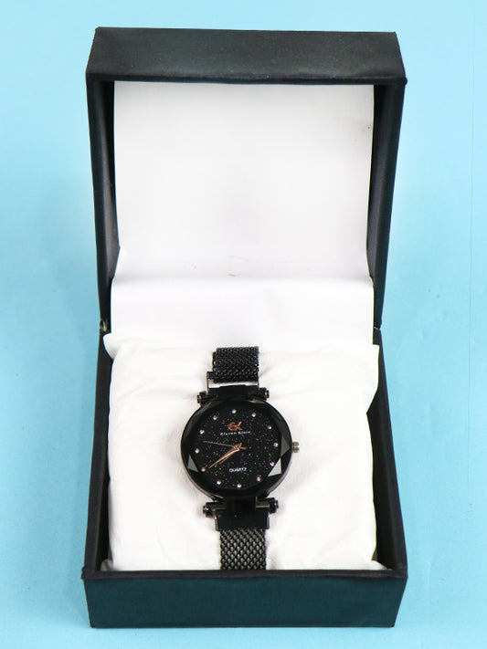 WW22 Stylish Wrist Watch for Women EK Black