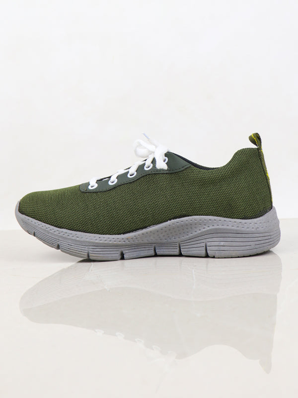 MJS59 Men's Casual Lace Shoes Green