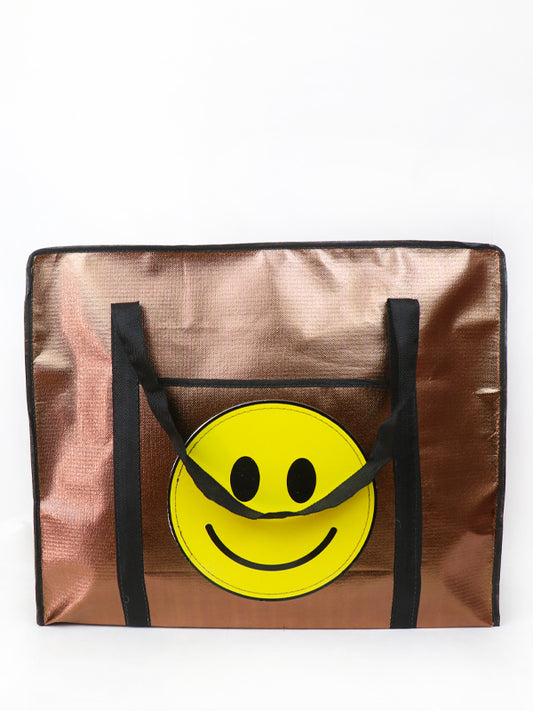 SB02 Smiley Storage Bag Golden