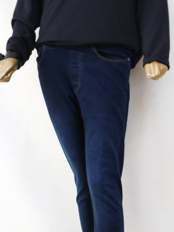 LJ08 Ladies Stretchable Jeans Dark Blue