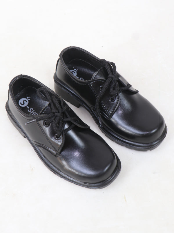 KS16 Kids School Shoes 7Yrs - 17Yrs Black