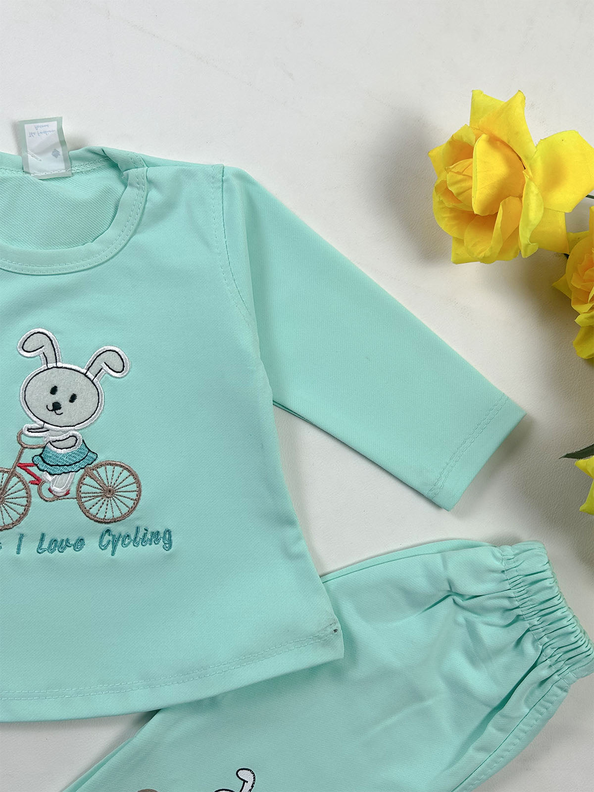 3Mth - 9Mth Green Rabbit Baby Suit For Newborn NBS834