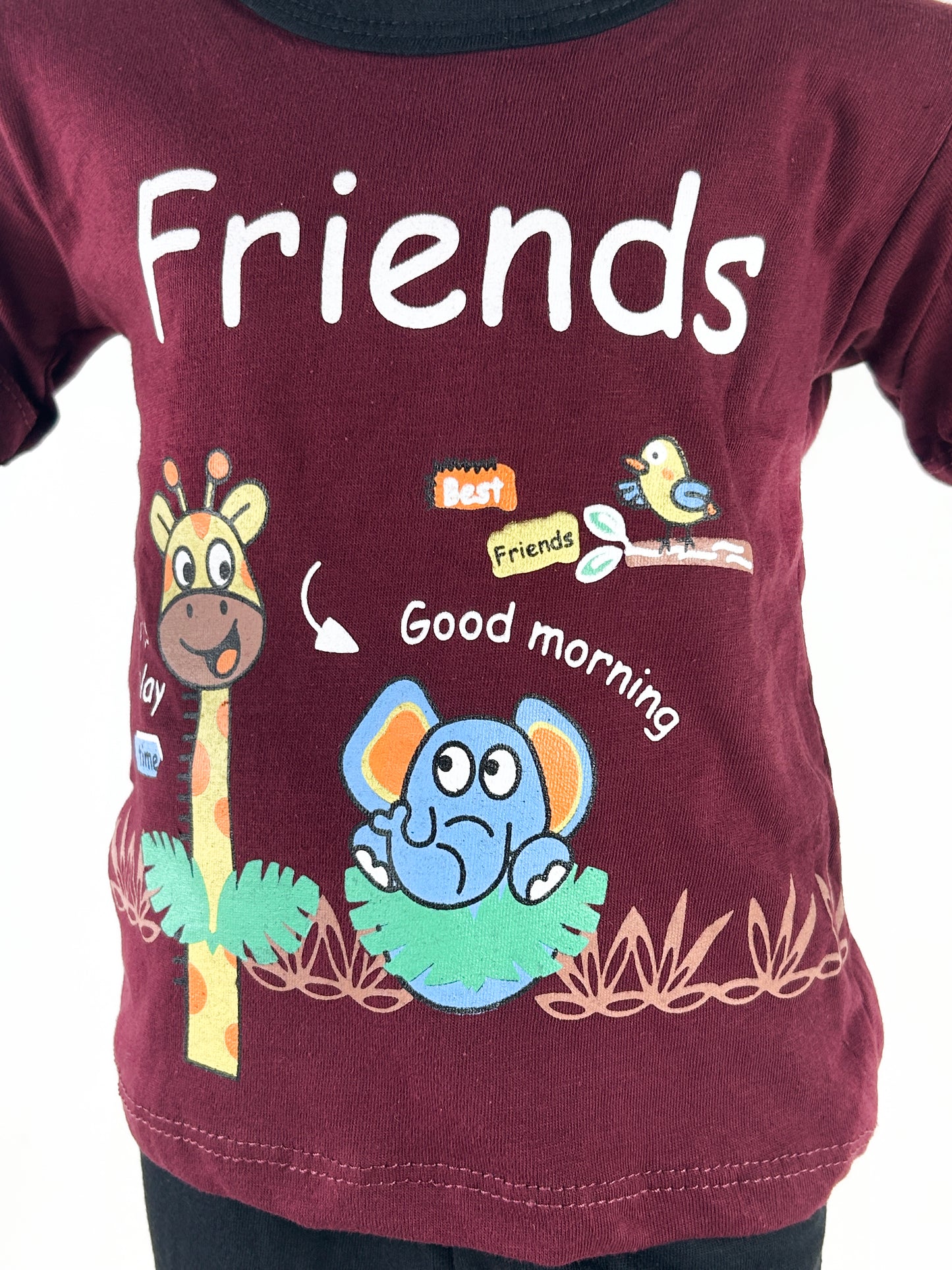 1Yr - 4Yrs Kids Suit Friend Maroon BS423