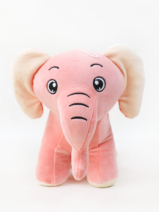 Baby Elephant Stuffed Toy for Kids Light Pink