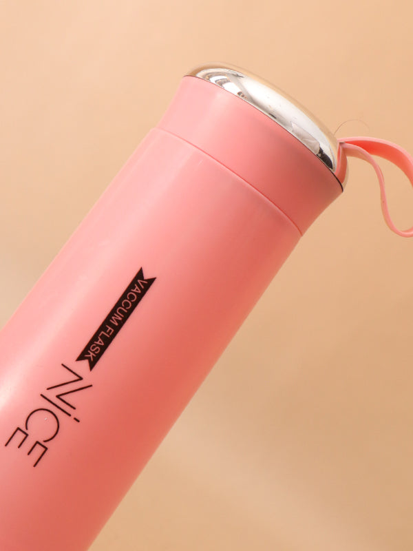 Pink Vacuum Flask / Insulated Water Bottle - 400ML / Thermos Temperature Double Walled