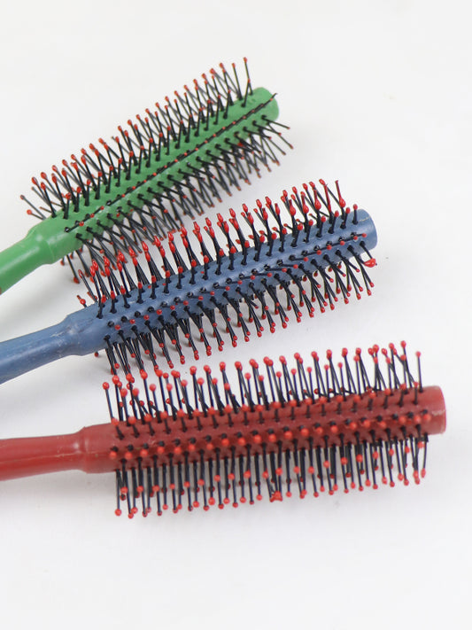 M Hair Brush Round Shape Comb - Multicolor