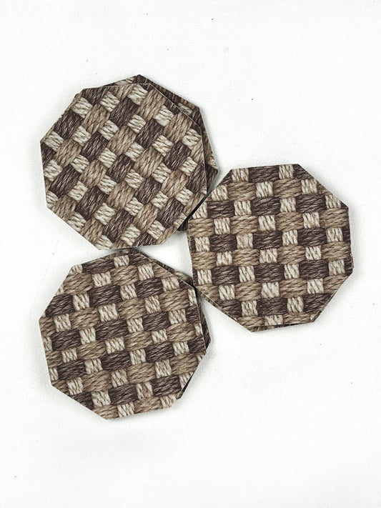 Pack of 6 Hexagon Coasters Multi-design