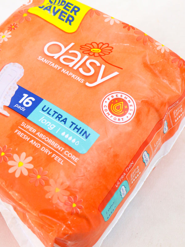 PAD1 Daisy Super Plus 16 Pcs Sanitary Napkins