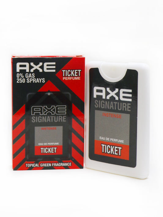 Axe Signature Ticket Perfume Instense - 17ML
