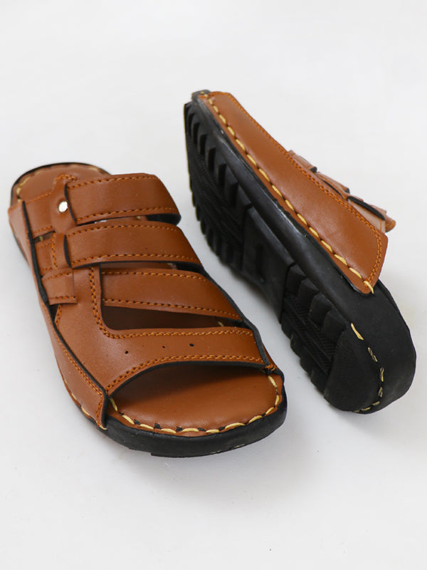 MC139 NM Men's Casual Slippers Brown