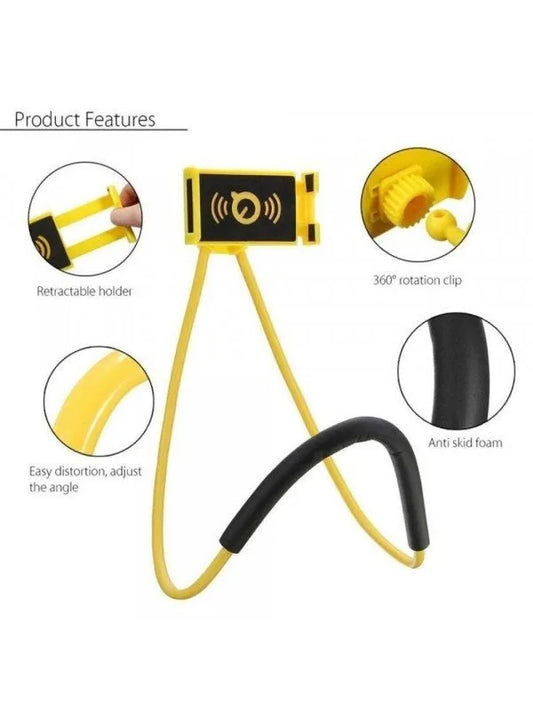 Neck Hang Smart Phone Holder Universal Flexible Mount Multicolor