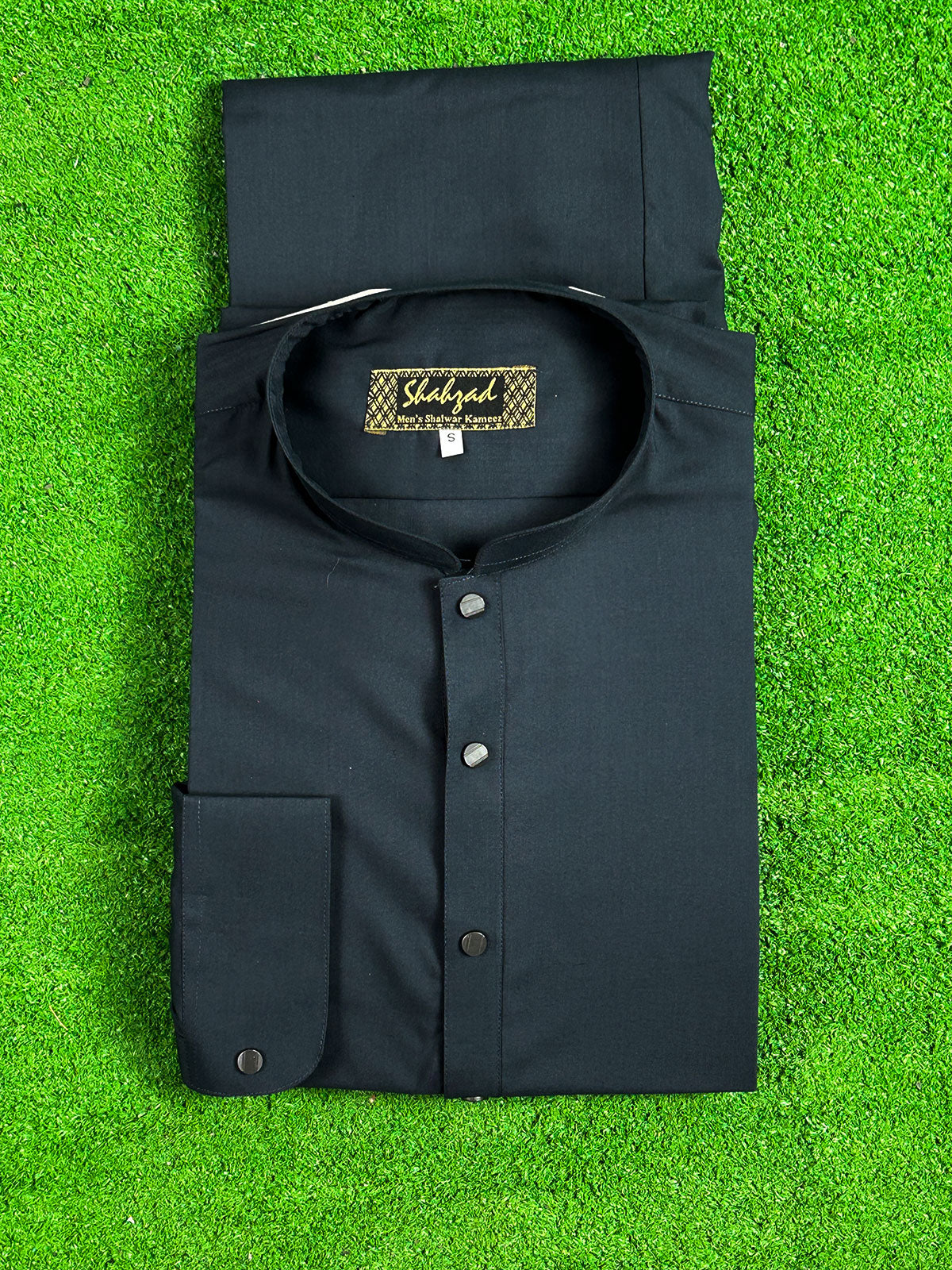 846-5 Charcoal Stitched Premium Kameez Shalwar For Men MSK269