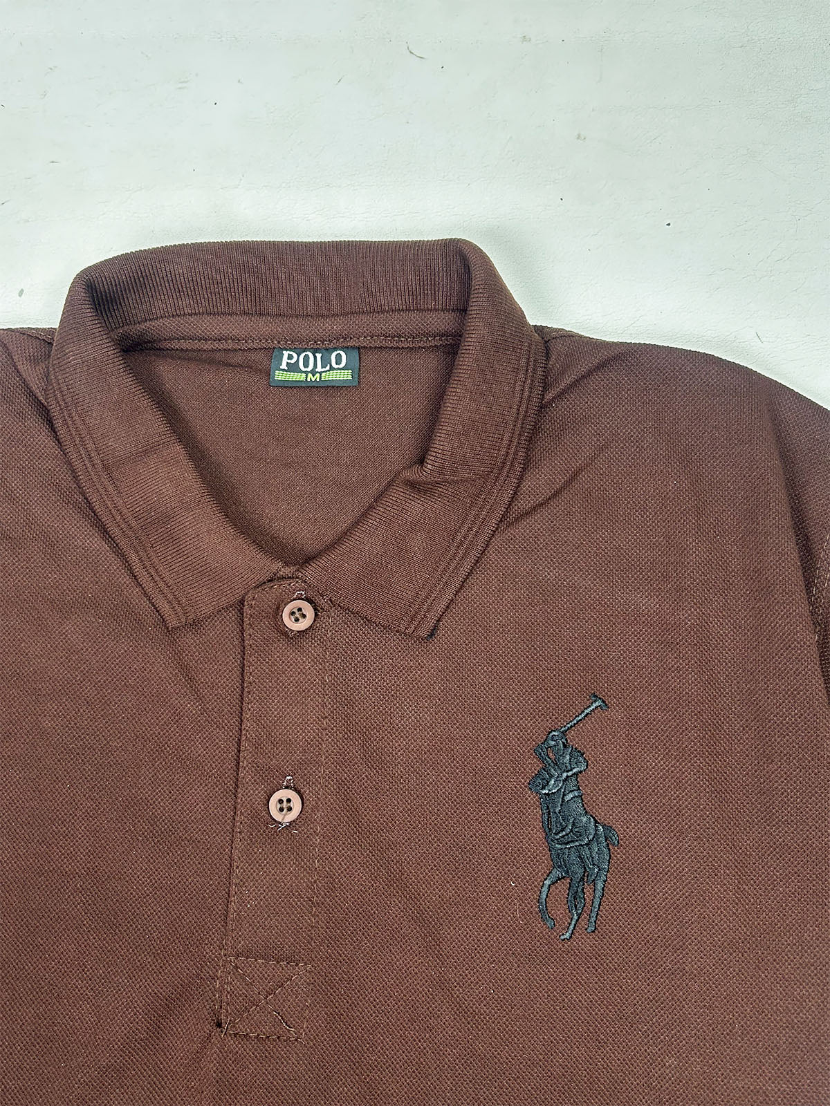 Brown Polo T-Shirt for Men MTS506