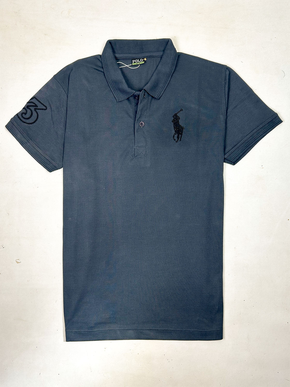 Steel Grey Polo T-Shirt for Men MTS507