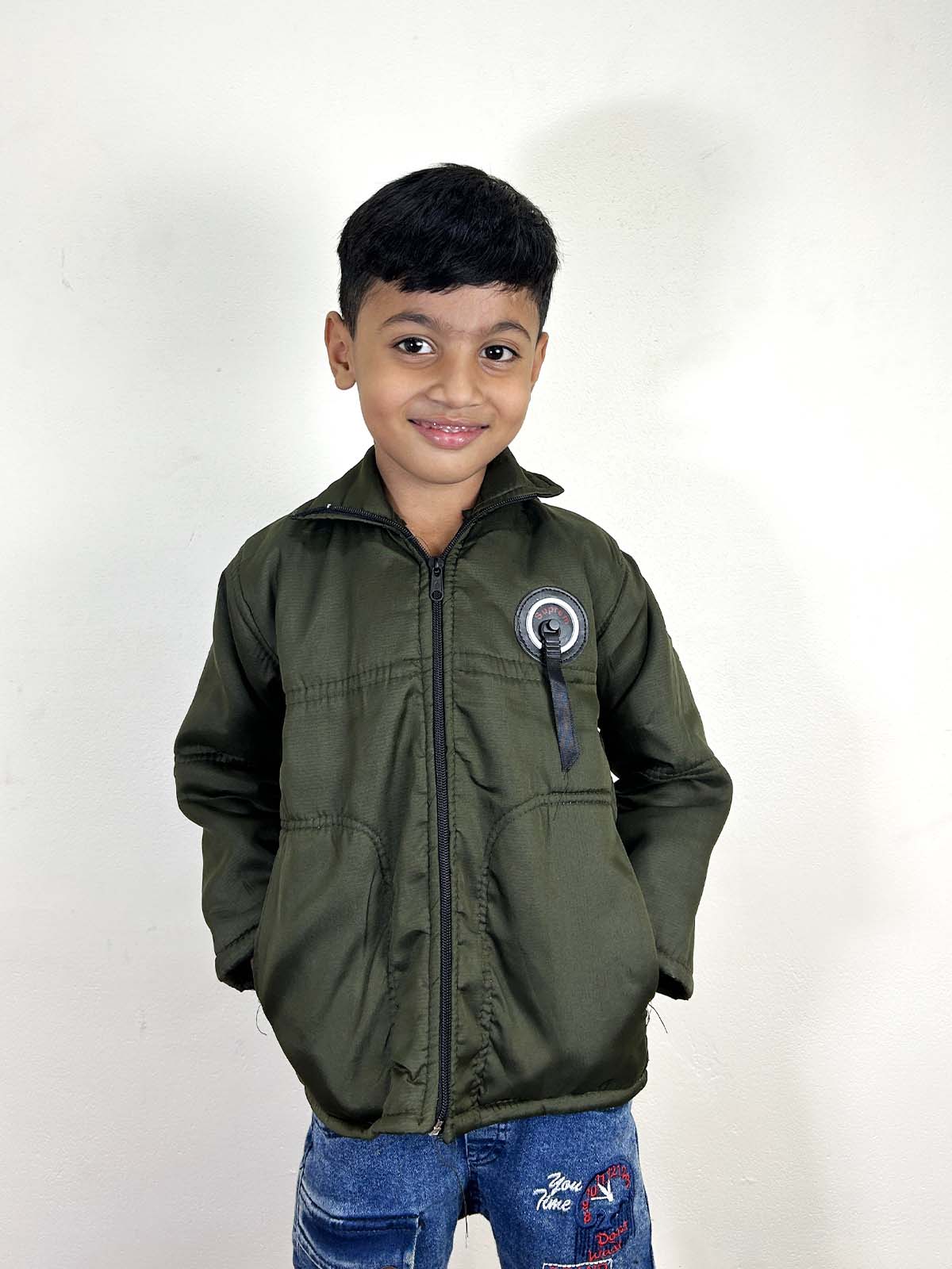 1Yrs - 10Yrs Green Jacket For Kids KJ50