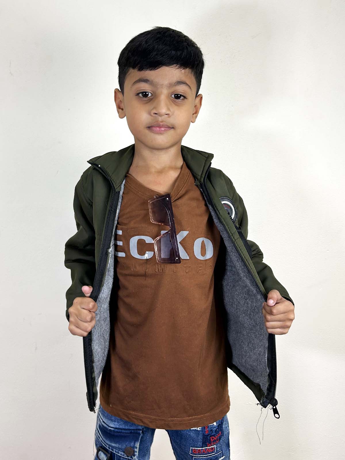 1Yrs - 10Yrs Green Jacket For Kids KJ50
