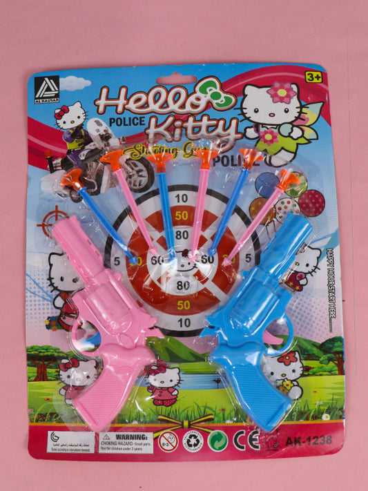 KTY27 2Pc Hello Kitty Shooting Gun Toy For Kids