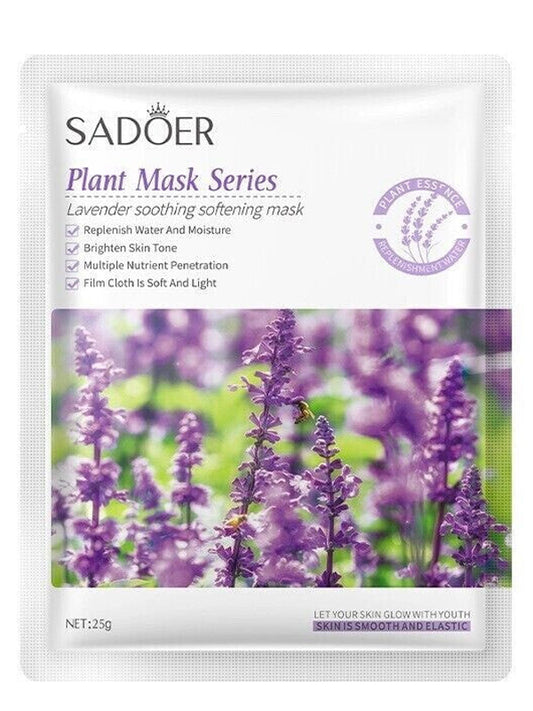 Lavender Soothing Softening Face Sheet Mask