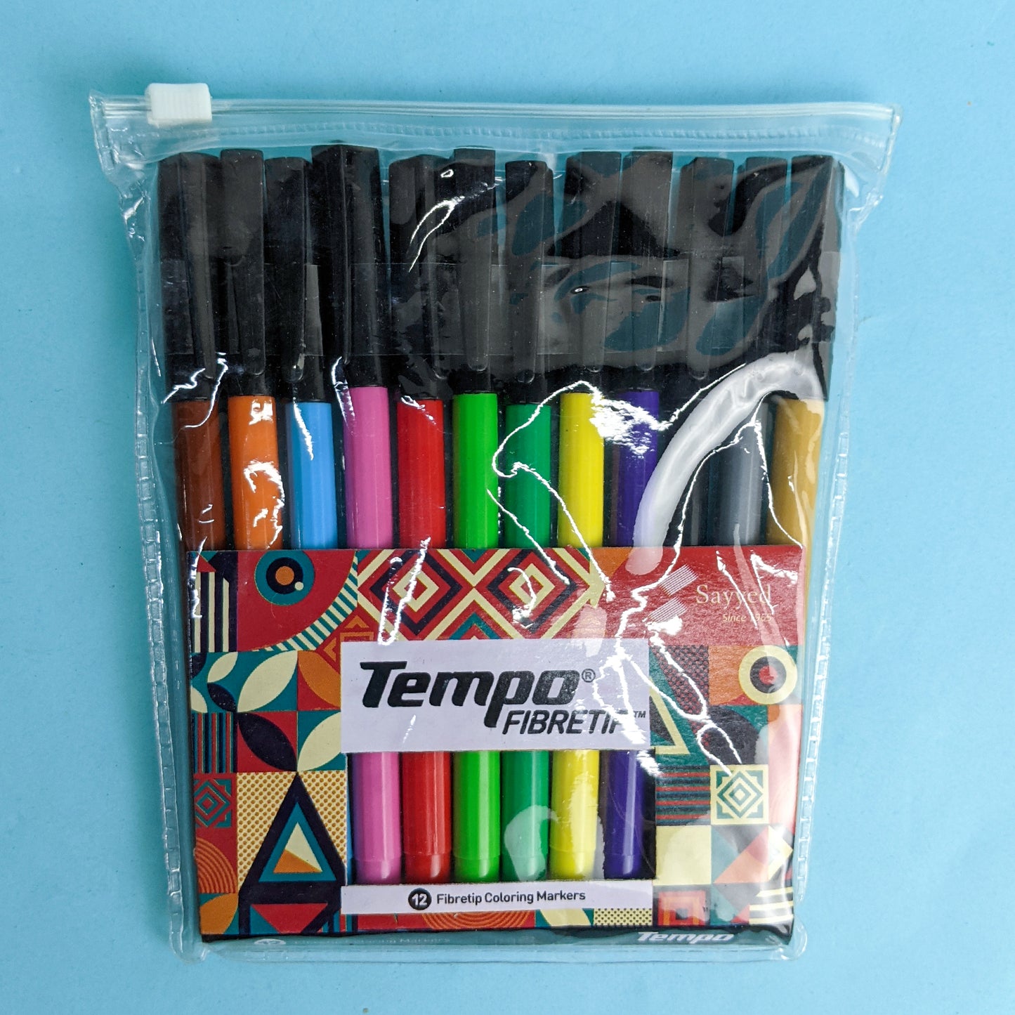 Pack Of 12 Tempo Fibretip Markers