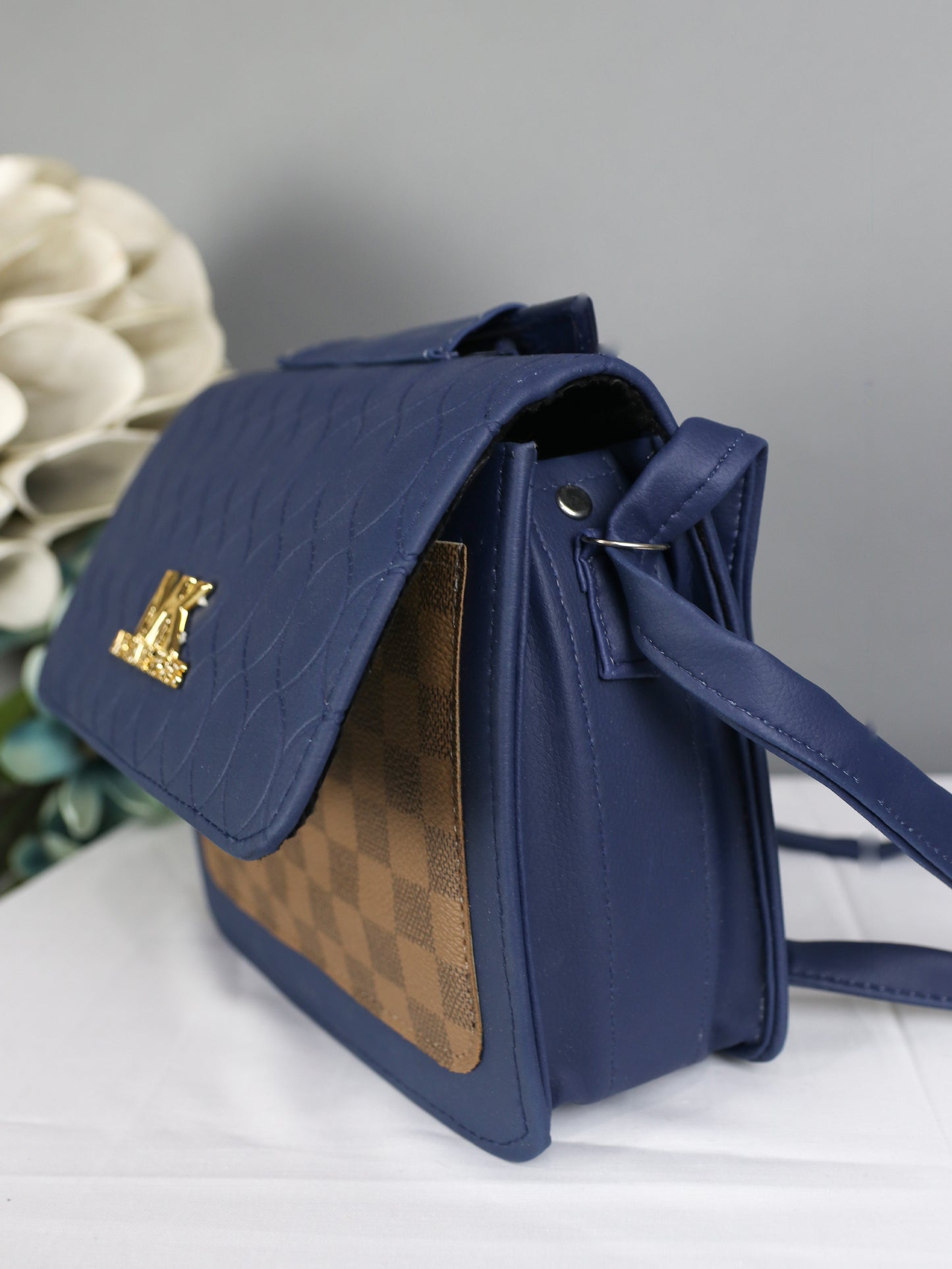 Women's MK Mini Handbag Navy Blue