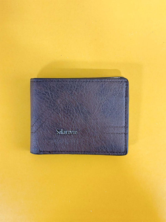 Dark Brown Syn-Leather Wallet For Men MW51