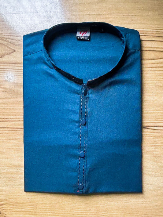 Plain Sherwani Collar Kurta for Men MK51