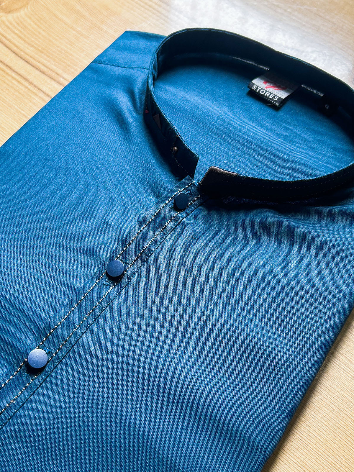 Plain Sherwani Collar Kurta for Men MK51