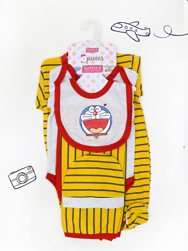 HG Newborn 7Pcs Gift Set 3Mth - 6Mth Doraemon Yellow