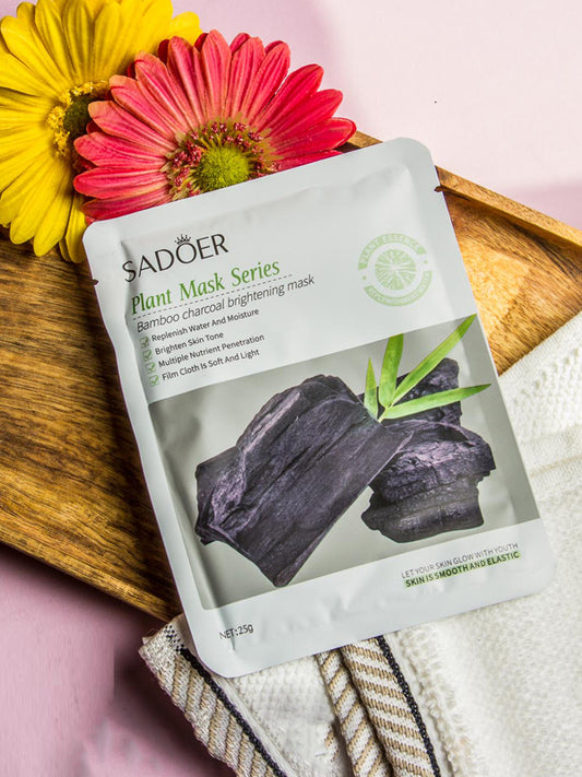 Bamboo Charcoal Brightening Face Sheet Mask