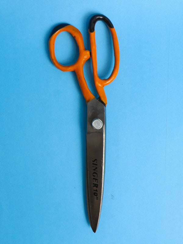 Singer Stainless Steel Cutting Scissor 10" Multicolor