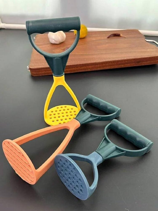 Plastic Potato Masher Multicolor Small