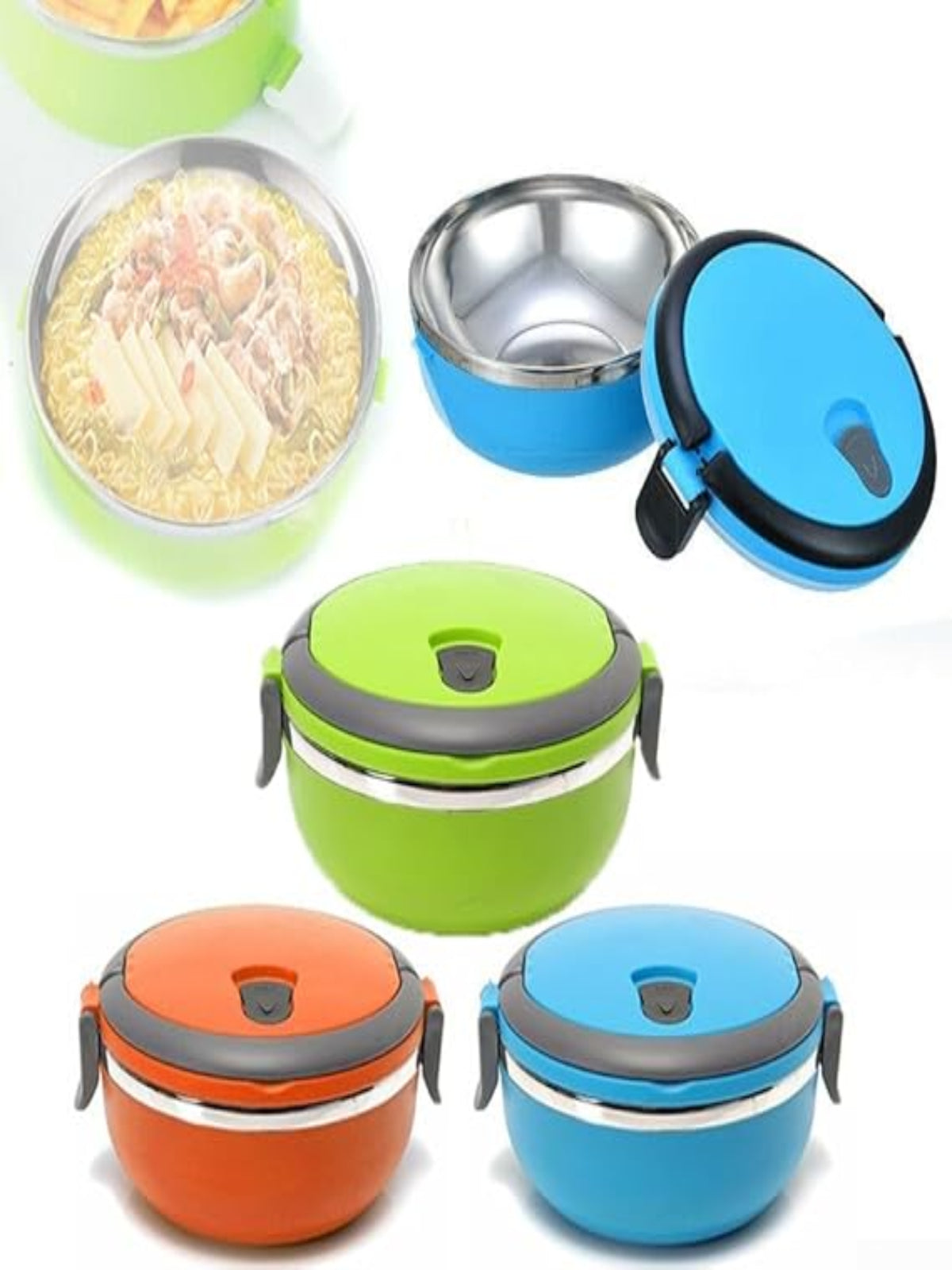 Brown Layers Stainless Steel Lunch Box 700ml WTB38