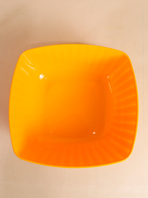 Yellow Plastic Serving Bowl/Container MB11